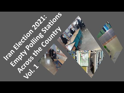 Iran Election 2021: Empty Polling Stations Across the Country (Compilation vol.1)