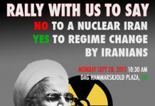 Iranianët në tubim për të denoncuar vizitën e Rouhanit në OKB