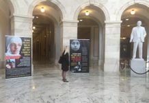 Një foto ekspozitë për të drejtat e njeriut në Iran u zhvilluan në Senatin e SHBA