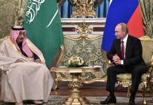 Regjimi i Iranit u godit nga Mbreti Saudit, në vizitën e tij historike në Rusi