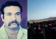 Mijëra njerëz morën pjesë në funeralin e një protestuesi që u vra nga rojet revolucionare