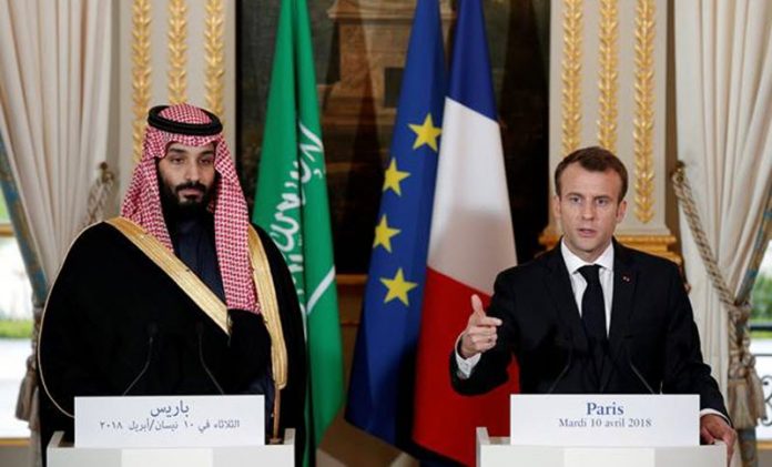 Emmanuel-Macron-Mohammed-bin-Salman