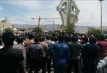 Kazerun, Iran. Kryengritja Vazhdon të Shtunën