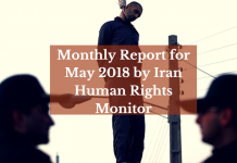 Raporti Mujor për Majin 2018 nga Monitoruesi i të Drejtave të Njeriut në Iran