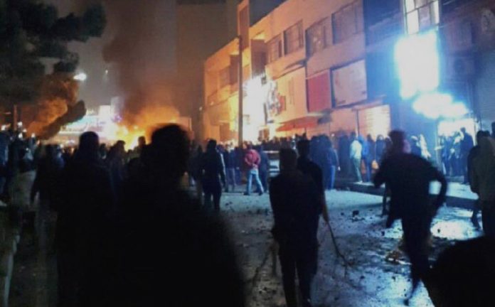 Iran-Intense-Clashes-in-Tehran-Suburbs-Attacking-Mullahs-Seminary
