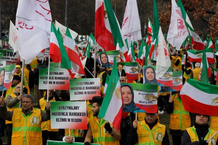 Iranians_Rally_Outside_Warsaw_Summit_for_Second_Day_Call_for_Regime_Change