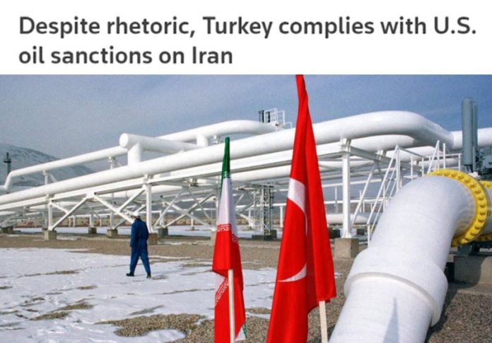 Despite_rhetoric_Turkey_complies_with_US_oil_sanctions_on_Iran_regime