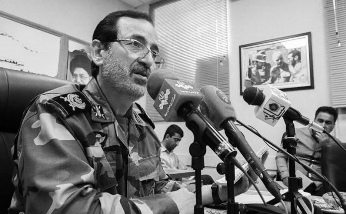 General_Ibrahim_Golfam_Cultural_Deputy_at_the_Joint_Chiefs_of_the_iranian_regimes_Armed_Forces