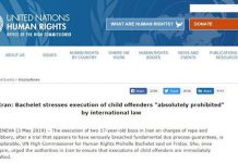 Kryetarja për të drejtat e njeriut në OKB dënon ekzekutimin e dy minorenëve në Iran