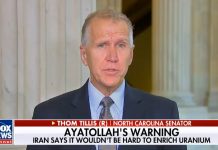 Senatori Amerikan Thom Tillis: Regjimi Iranian Furnizon Terroristët me Qindra Miliona