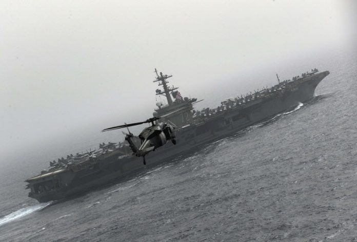 US_Strike_Group_Arrives_in_Mid-East_to_Counter_Iran_Regimes_Threat