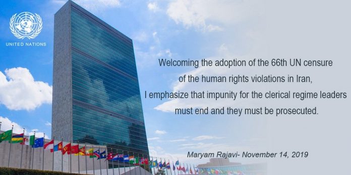 Statements_of_Maryam_Rajavi-_UN_adopts_66th_resolution_censuring_human_rights_violations_in_Iran_1