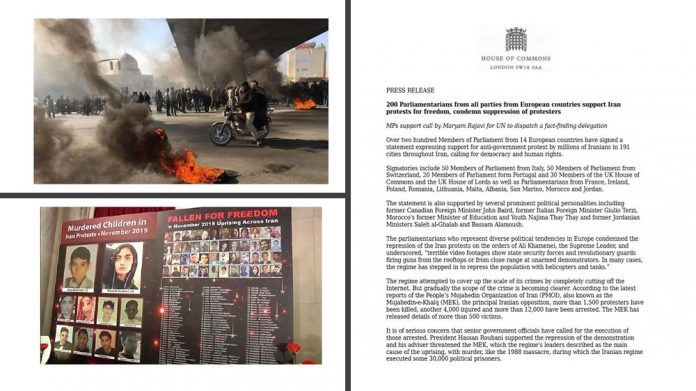 200_European_Lawmakers_Support_Iran_Protests_Endorse_Maryam_Rajavis_Call_on_U_to_Probe_Protesters_Deaths_