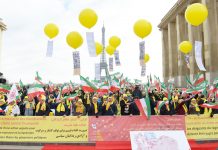 NCRI dhe MEK Zhvillojnë Tubim Madhor në Paris në Mbështetje të Protestave të Iranit