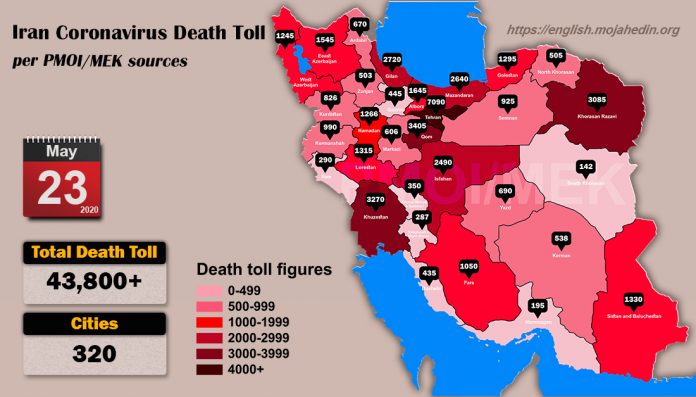 Over-43800-dead-of-coronavirus-COVID-19-in-Iran-Iran-Coronavirus-Death-Toll-per-PMOI-MEK-sources