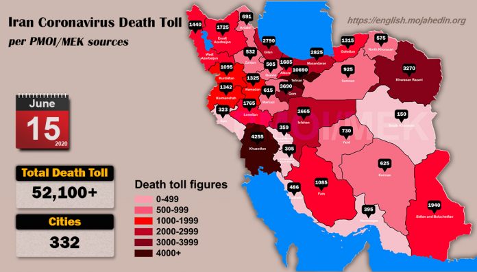 Over-52100-dead-of-coronavirus-COVID-19-in-Iran-Iran-Coronavirus-Death-Toll-per-PMOI-MEK-sources