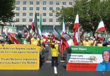 Iranianët dhe Mbështetësit e MEK në SHBA dhe Europë Mirëpresin Sanksionet mbi Regjimin Iranian