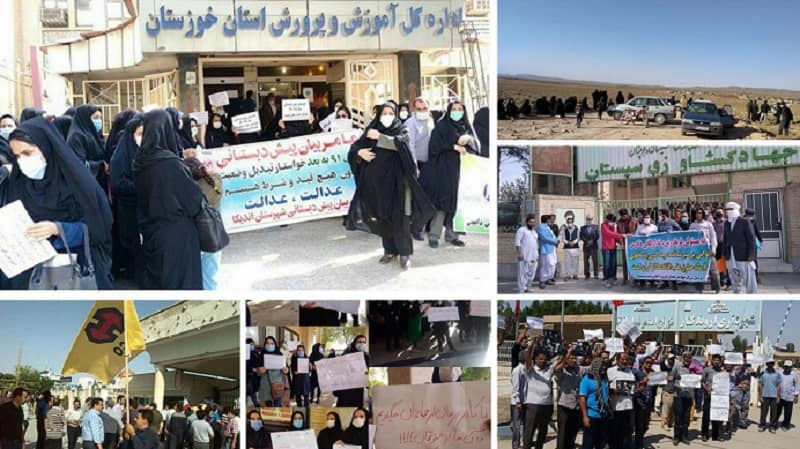 Përmbledhje e Protestave të Iranit: 08–15 Tetor