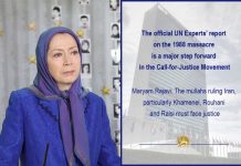 Maryam Rajavi: Raporti i Ekspertëve të OKB Dyfishon Nevojën për t’ia Referuar Këshillit të Sigurimit Dosjen e Masakrës së 1988-ës në Iran dhe për t’i Sjellë Para Drejtësisë Autorët e Këtij Krimi që Vazhdon Ende Kundër Njerëzimit