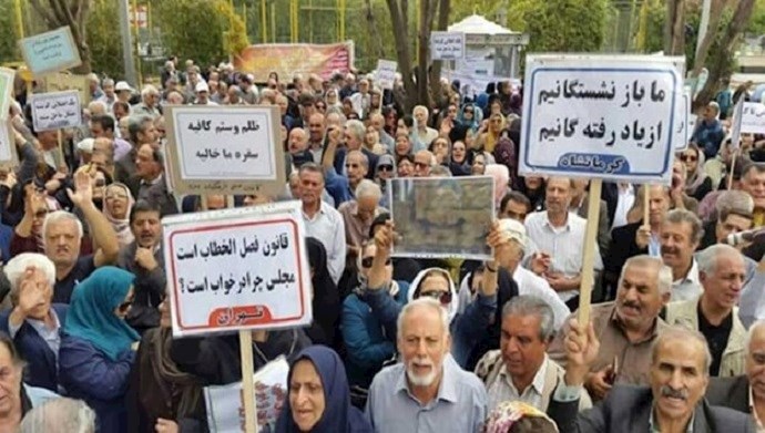 Iran - Protests of retirees