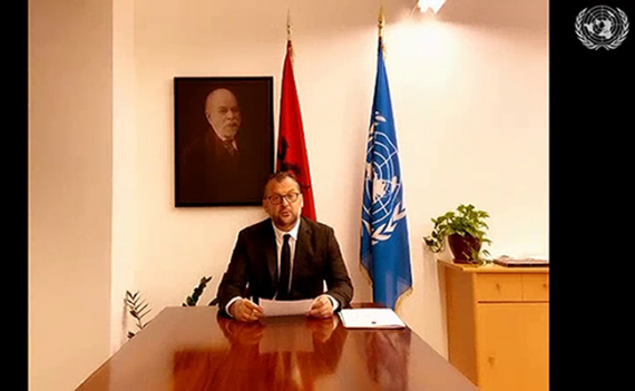 Shqipëria i përgjigjet akuzave të pabazuara të regjimit iranian ndaj PMOI / MEK në Sesionin e Kombeve të Bashkuara