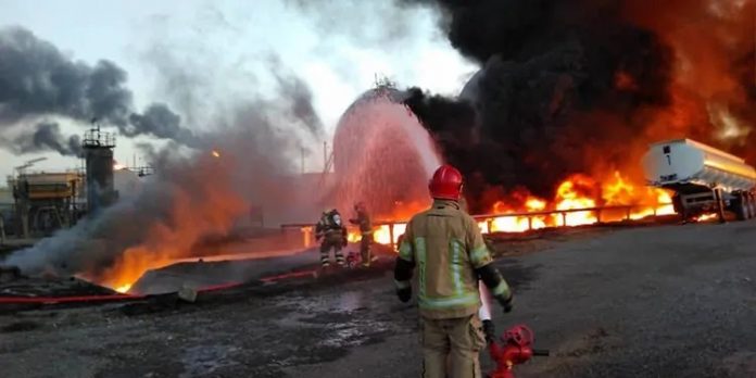 Tondguyan-Refinery-fire