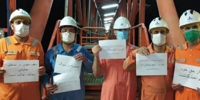 hundred-Iran-oil-workers-laid-off-for-joining-strike