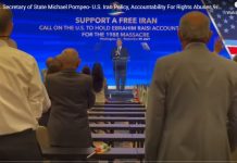 Sekretari i 70-të i Shtetit i SHBA, Michael Pompeo- Politika e SHBA ndaj Iranit, Llogaridhënie për Dhunimet e të Drejtave, 21/9