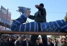 Irani dënon 6 burra dhe gra me goditje kamxhiku, ndërsa 2 burra të tjerë me goditje kamxhiku në publik, për “abuzim ekonomik”