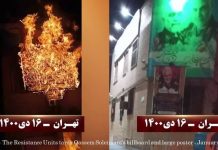 Iran: Djegia e Posterave të Soleimani-t në Qytete të Ndryshme