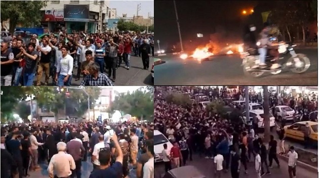 Skenat e protestave në Iran