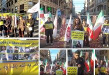 Iranianët në Romë dhe Amsterdam duke protestuar në mbështetje të kryengritjes në Iran më 18 nëntor 2022