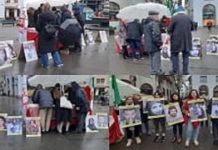 Mbështetësit e Rezistencës Iraniane mbajtën një ekspozitë në mbështetje të Revolucionit të Iranit