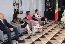 Takimi me Zëvendëspresidenten e Senatit Italian për Mbështetjen e Rezistencës Iraniane