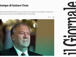 Mike Pompeo në Il Giornale: Nevoja urgjente për të izoluar Iranin