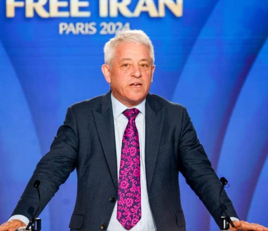 Ish-kryetari i Dhomës së Komunave të Mbretërisë së Bashkuar John Bercow mbajti një fjalim në mbështetje të popullit iranian dhe rezistencës së tyre të organizuar (NCRI/MEK)