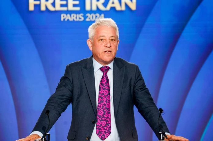 Ish-kryetari i Dhomës së Komunave të Mbretërisë së Bashkuar John Bercow mbajti një fjalim në mbështetje të popullit iranian dhe rezistencës së tyre të organizuar NCRI-MEK Ish-kryetari i Dhomës së Komunave të Mbretërisë së Bashkuar John Bercow mbajti një fjalim në mbështetje të popullit iranian dhe rezistencës së tyre të organizuar (NCRI/MEK)