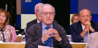 Më 1 korrik, në Samitin Botëror të Iranit të Lirë 2024 në Paris, avokati i njohur për të drejtat e njeriut Alan Dershowitz mbajti një fjalim të fuqishëm