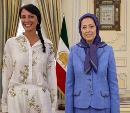 Takim i bukur me zonjën Maryam Rajavi