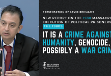 KB: Ekzekutimet e viteve 1980 në Iran, genocid dhe krime kundër njerëzimit(video) UN Executions of the 1980s in Iran, genocide and crimes against humanity