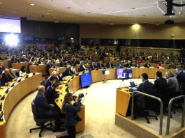 Parlamenti Evropian mirëpret Maryam Rajavi Presidentja e zgjedhur e NCRI për një konferencë mbi të ardhmen e Iranit