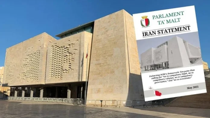 Shumica e Parlamentit Maltez Mbështet Ndryshimin Demokratik në Iran dhe Bën Thirrje për Mbështetje Globale