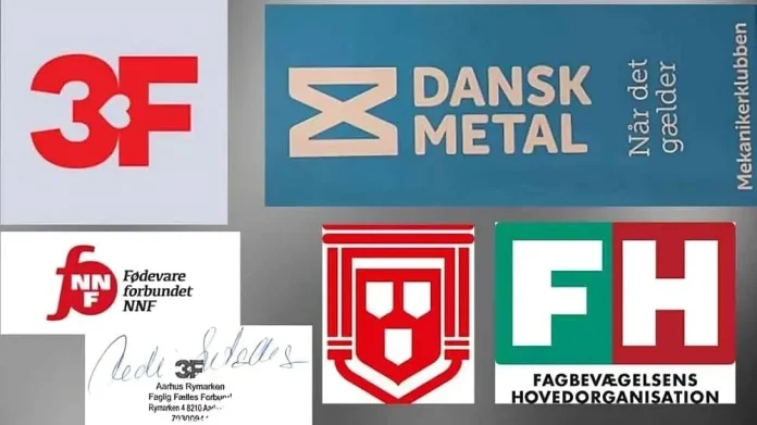 Sindikatat më të Danimarkës Sindikatat më të Danimarkës
