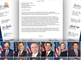 Kongresmeni Randy Weber udhëheq letër dypartiake për Sekretarin Marco Rubio: SHBA të vazhdojë dënimin publik të shtypjes së dhunshme nga regjimi iranian ndaj protestuesve