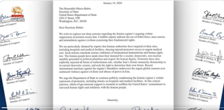 Kongresmeni Randy Weber udhëheq letër dypartiake për Sekretarin Marco Rubio: SHBA të vazhdojë dënimin publik të shtypjes së dhunshme nga regjimi iranian ndaj protestuesve