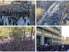 Kryengritja në Iran zgjerohet në 107 qytete më 4 janar 2026, dita e tetë e protestave. Demonstrata intensive në Teheran, greva në Pazar,
