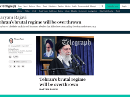 Maryam Rajavi, Daily Telegraph, 6 janar: Regjimi brutal i Teheranit do të rrëzohet Maryam Rajavi në Daily Telegraph: Regjimi brutal i Teheranit është në fund – protestat dhe rezistenca popullore do ta rrëzojnë. Pa luftë të huaj, vetëm populli iranian sjell ndryshimin. Lexoni analizën e plotë!