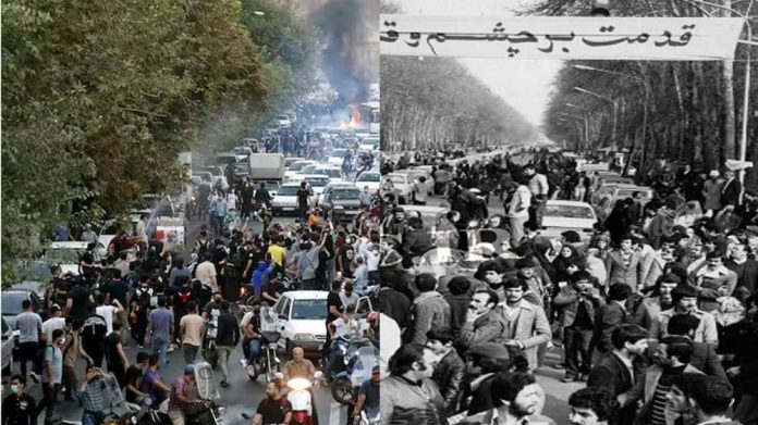 revolucioni-iran-renie-pervjetori-2026-tradhtia-1979 Analizë e përvjetorit 2026 të Revolucionit të Iranit: regjimi klerikal në rënie, tradhtia e 1979-ës, roli i Khomeinit dhe paralajmërimet për ndërhyrje të huaja. Mësoni pse e ardhmja e Iranit duhet lënë te iranianët vetë.
