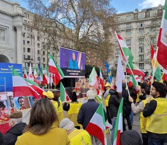 Tubimi në Londër kërkon njohjen nga Britania të NCRI-së si qeveri provizore mes thirrjeve për ndryshim demokratik Tubimi masiv në Marble Arch, Londër, më 28 mars 2026, kërkoi nga Britania njohjen e Këshillit Kombëtar të Rezistencës së Iranit (NCRI) si qeveri provizore. Iranianët e diasporës dhe deputetë britanikë kërkuan ndryshim demokratik, heqjen e IRGC-së dhe një Iran laik e të lirë.