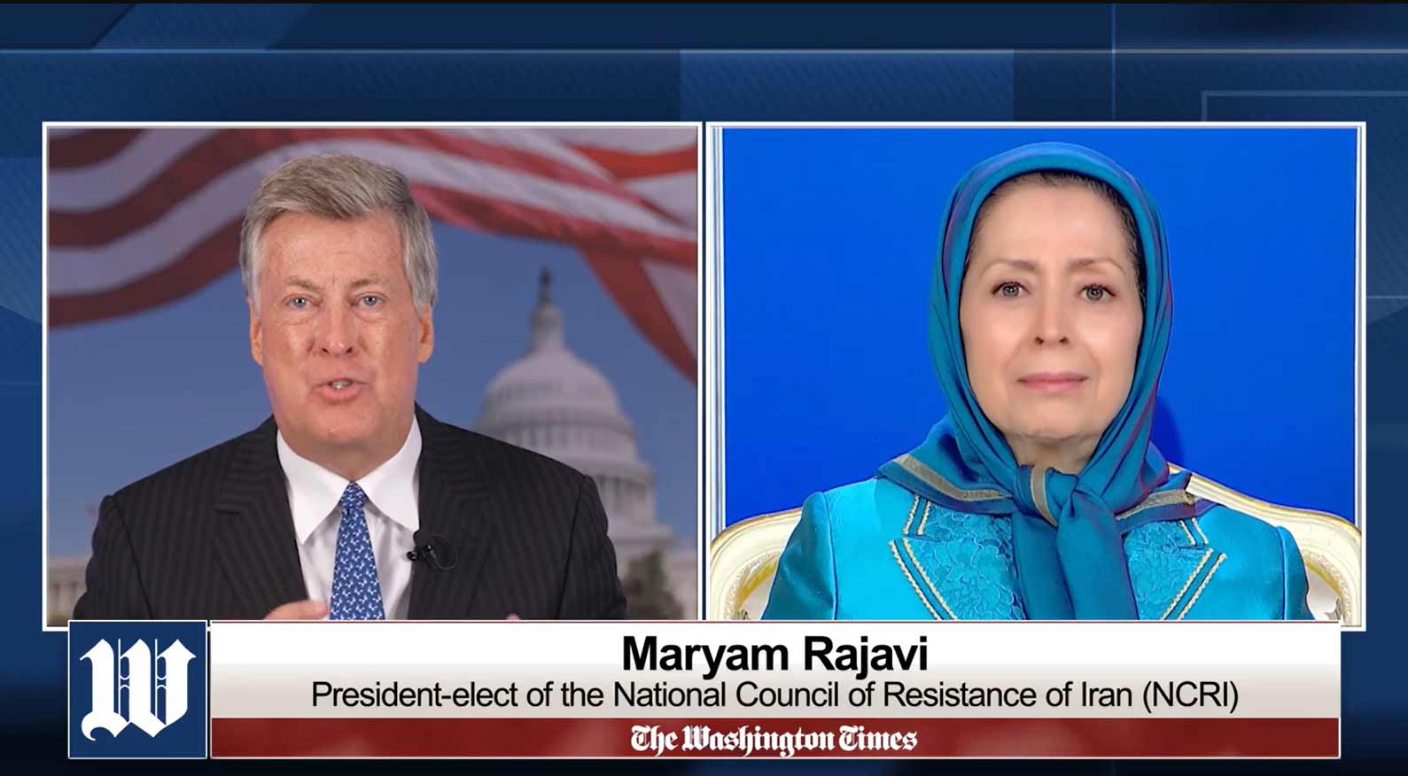 Maryam Rajavi, presidente e zgjedhur e NCRI-së, shpjegon planin 10-pikësh për një Iran demokratik, tranzicionin pas regjimit dhe rolin e rezistencës së organizuar.